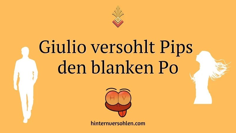 Spanking Story: Strenger Giulio versohlt frecher Pips den blanken Po